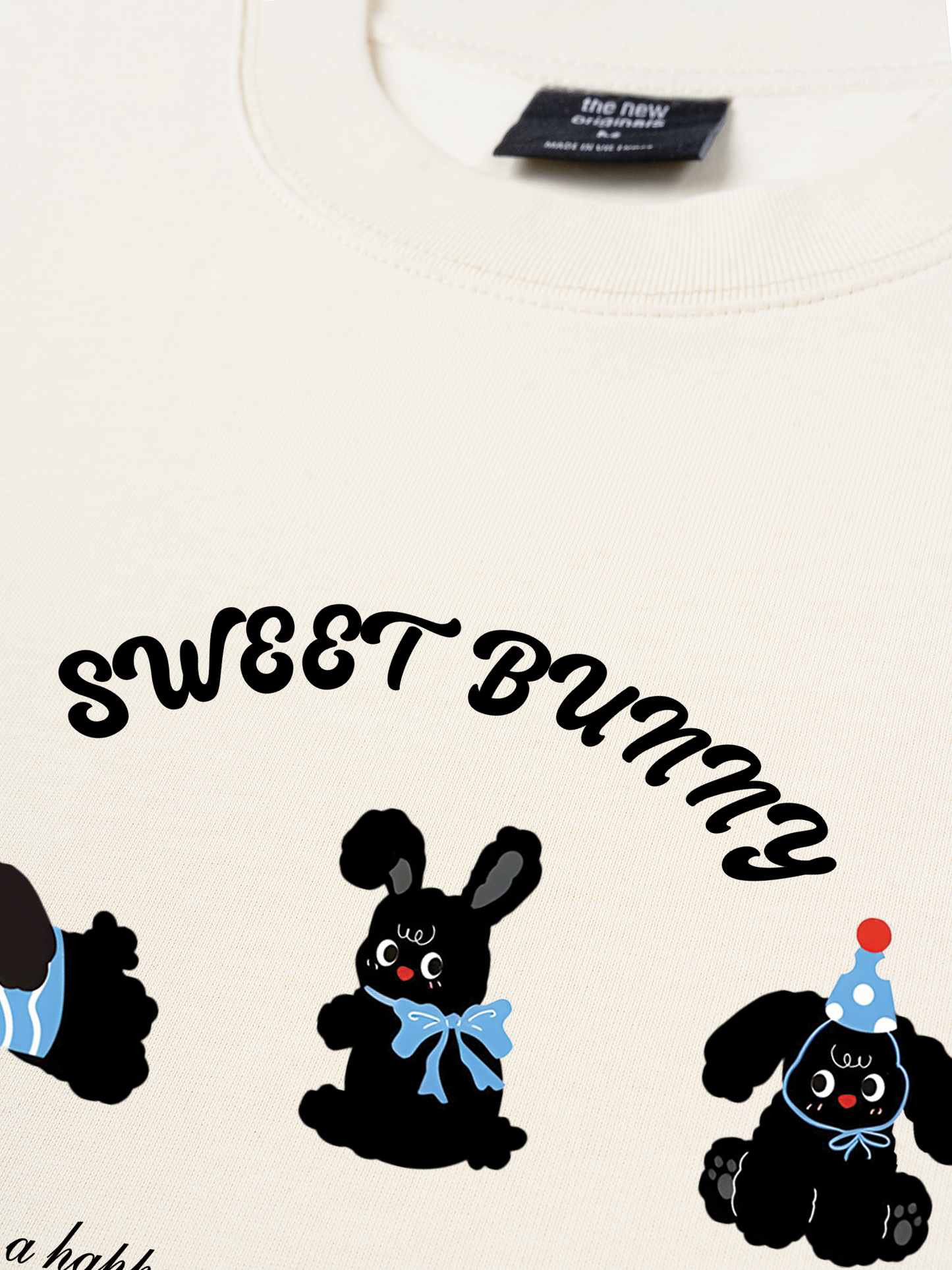 Áo Thun Relaxed Fit Sweet Bunny