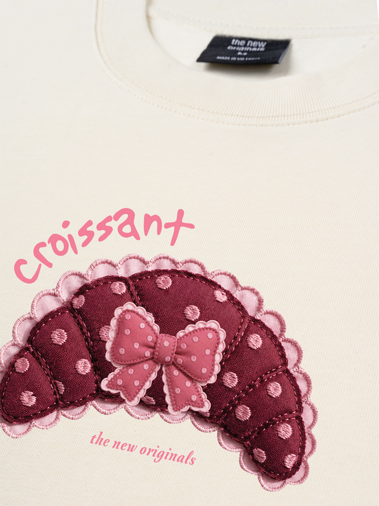 Áo Thun Relaxed Fit Croissant DIY