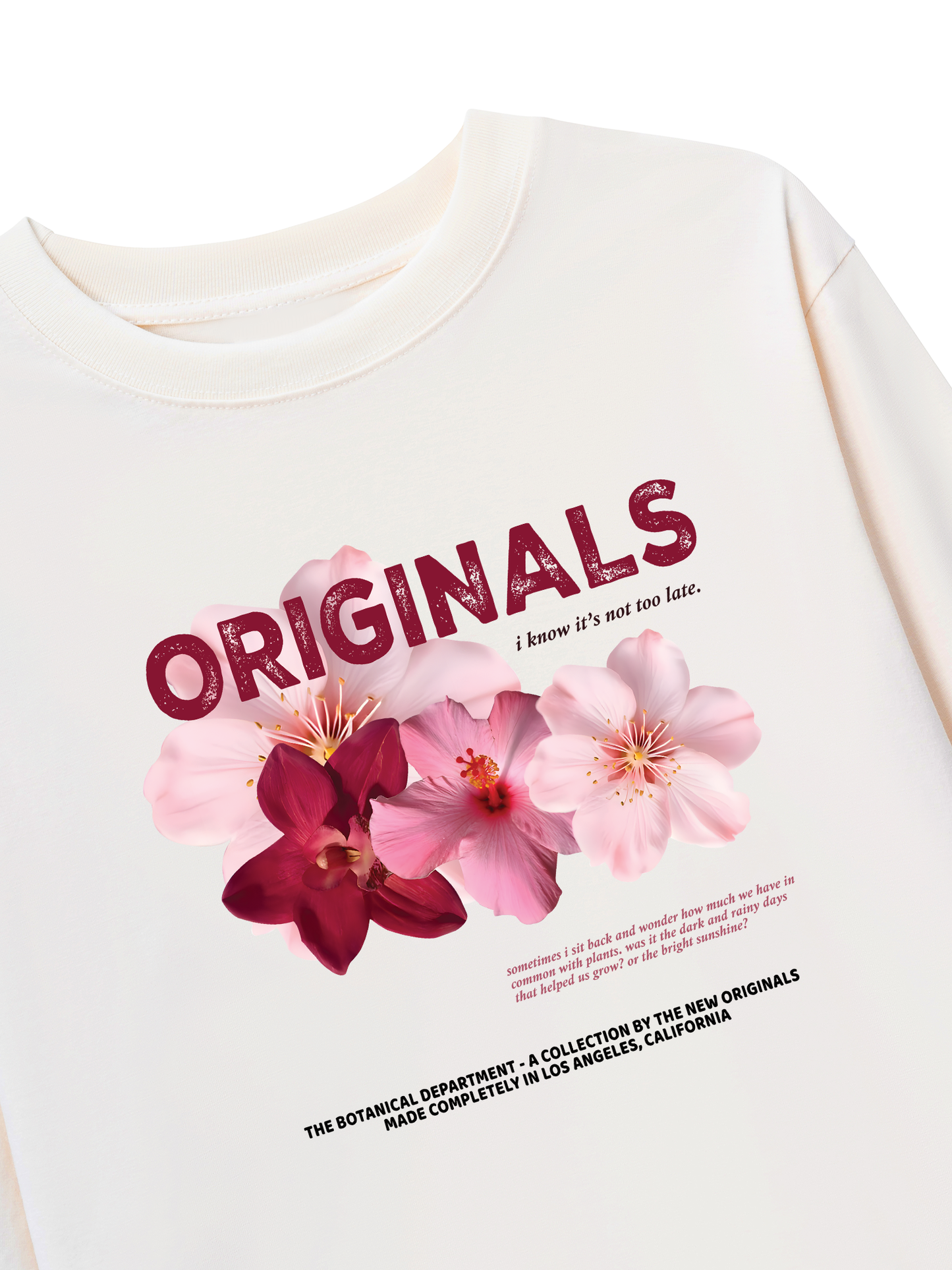 Áo Thun Dài Tay Summer Vibes Pink Floral