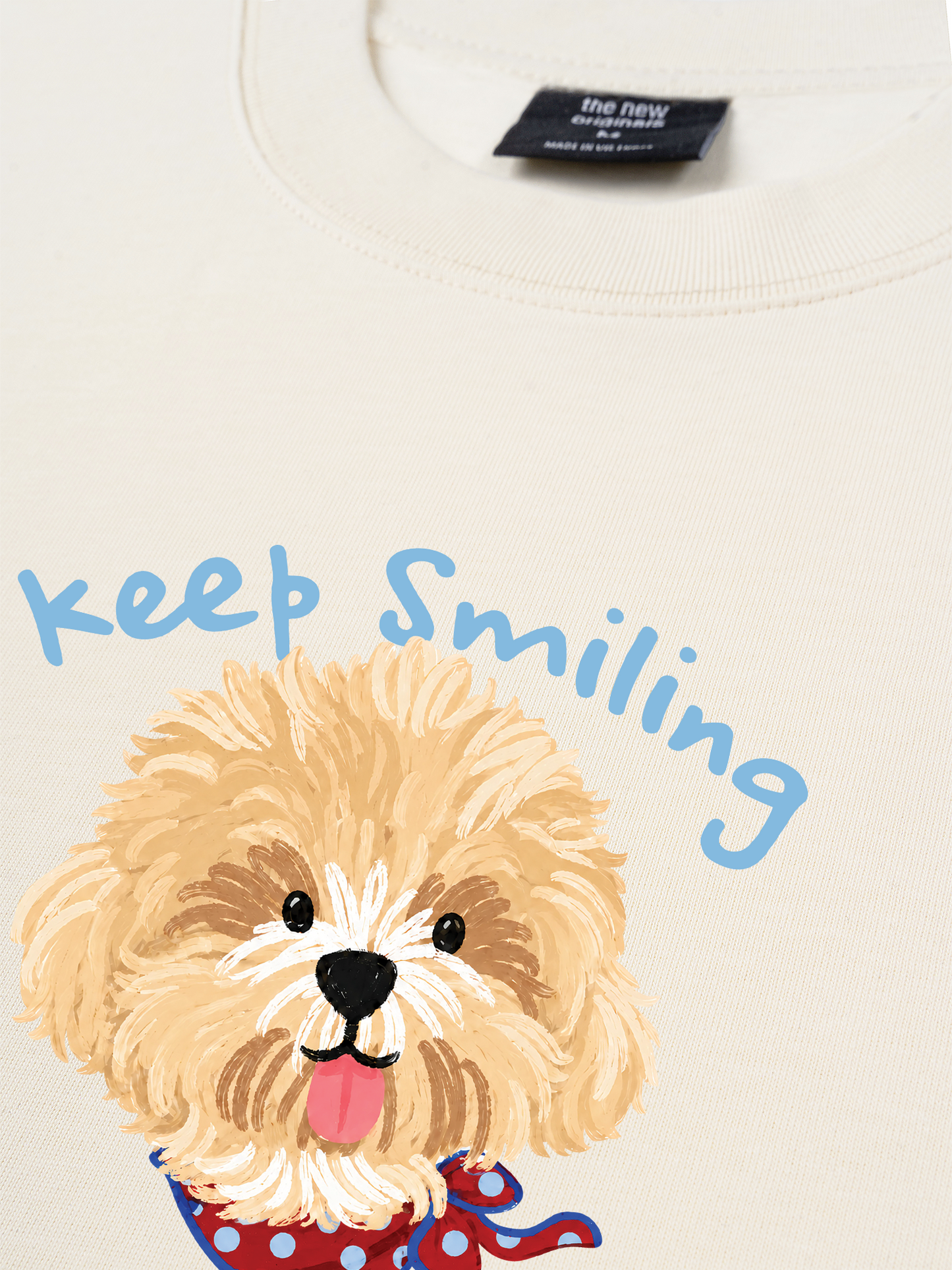 Áo Thun Relaxed Fit Keep Smiling