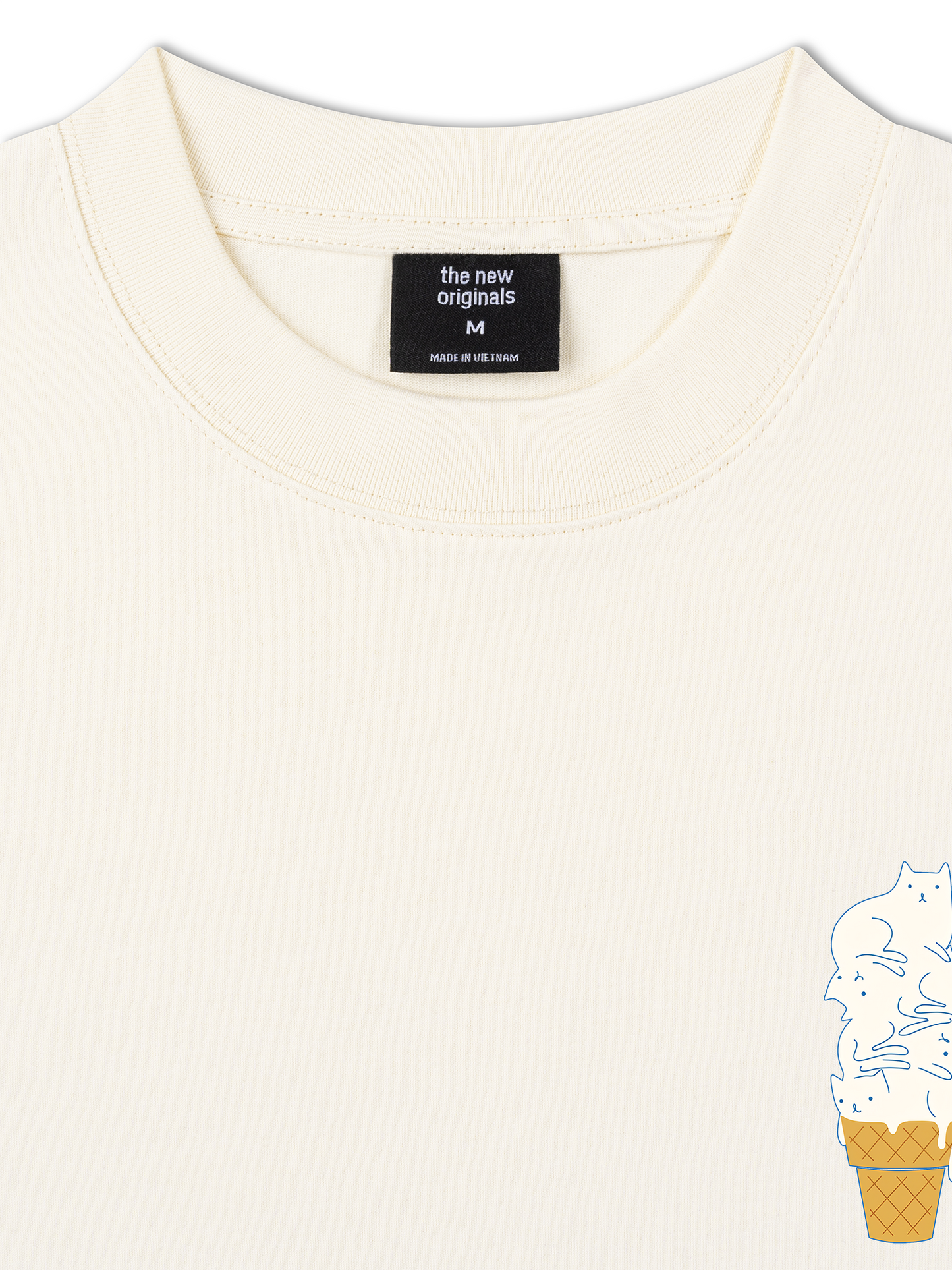 Áo Thun Relaxed Fit The Meow Ice Cream