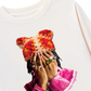 Áo Thun Dài Tay Jewel Ring & Orange Kitty Cap Wash