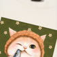 Áo Thun Relaxed Fit Green Fish Meow trước