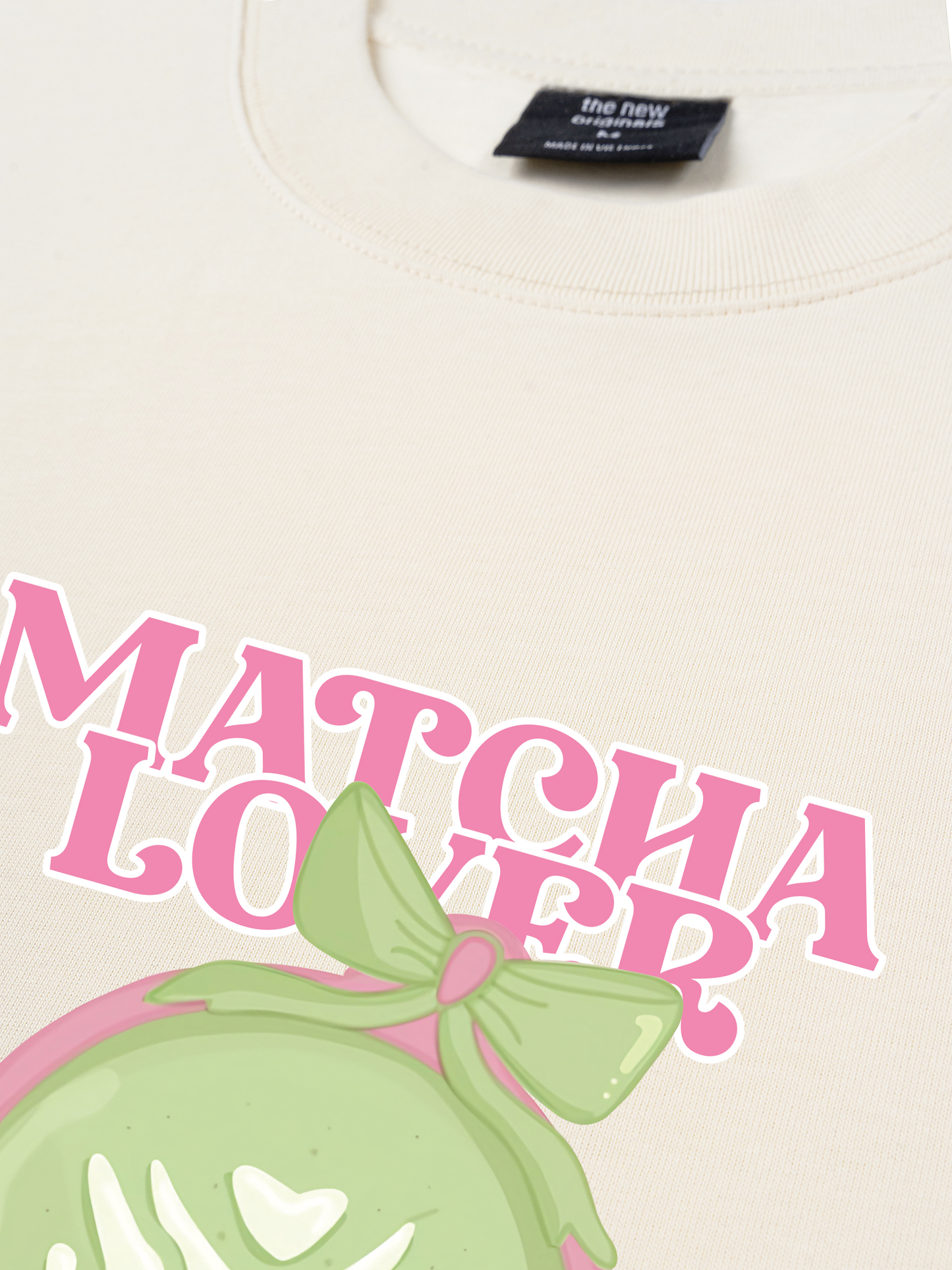 Áo Thun Relaxed Fit Drink Collection Matcha Lover