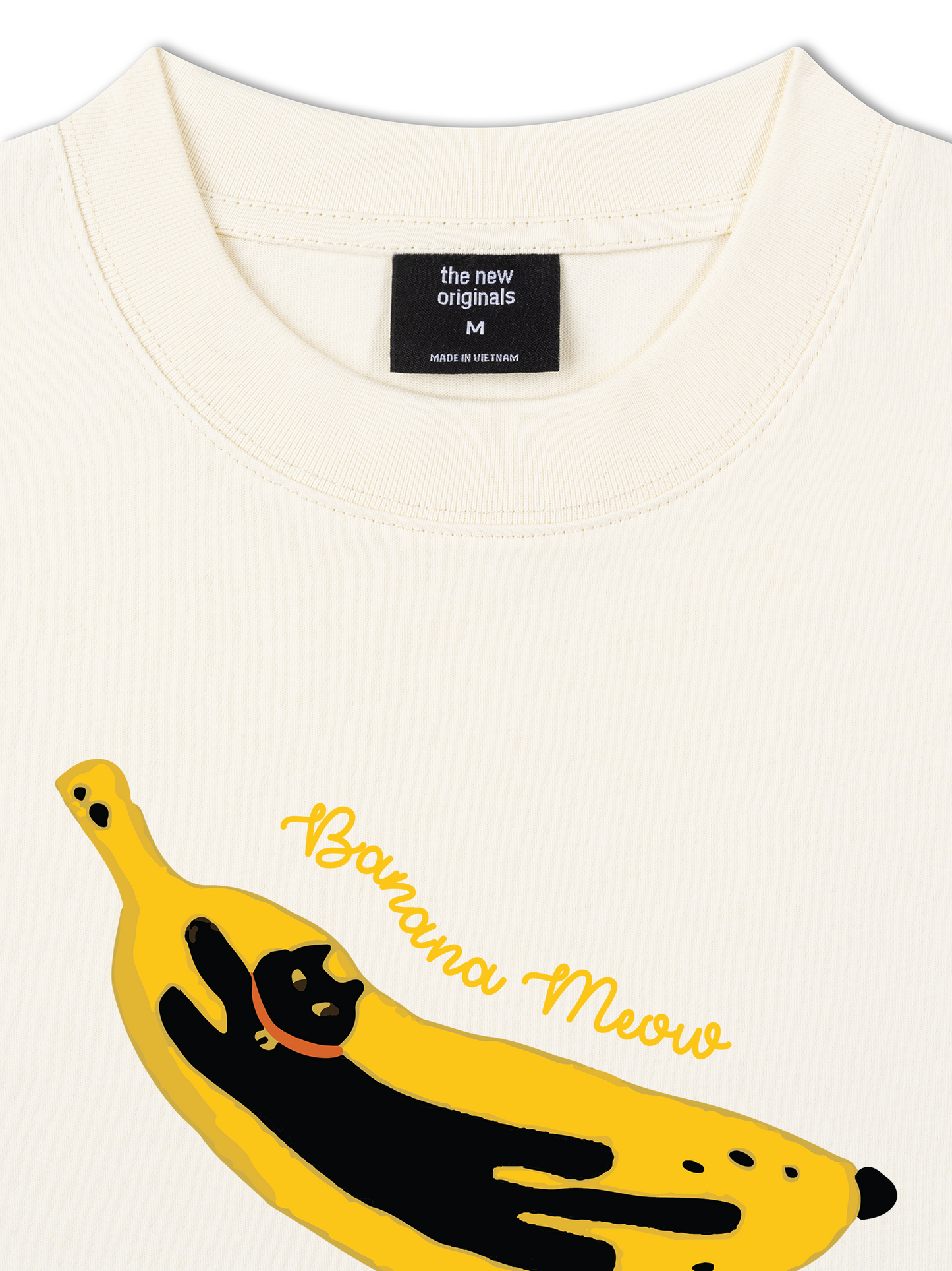 Áo Thun Relaxed Fit Banana Meow