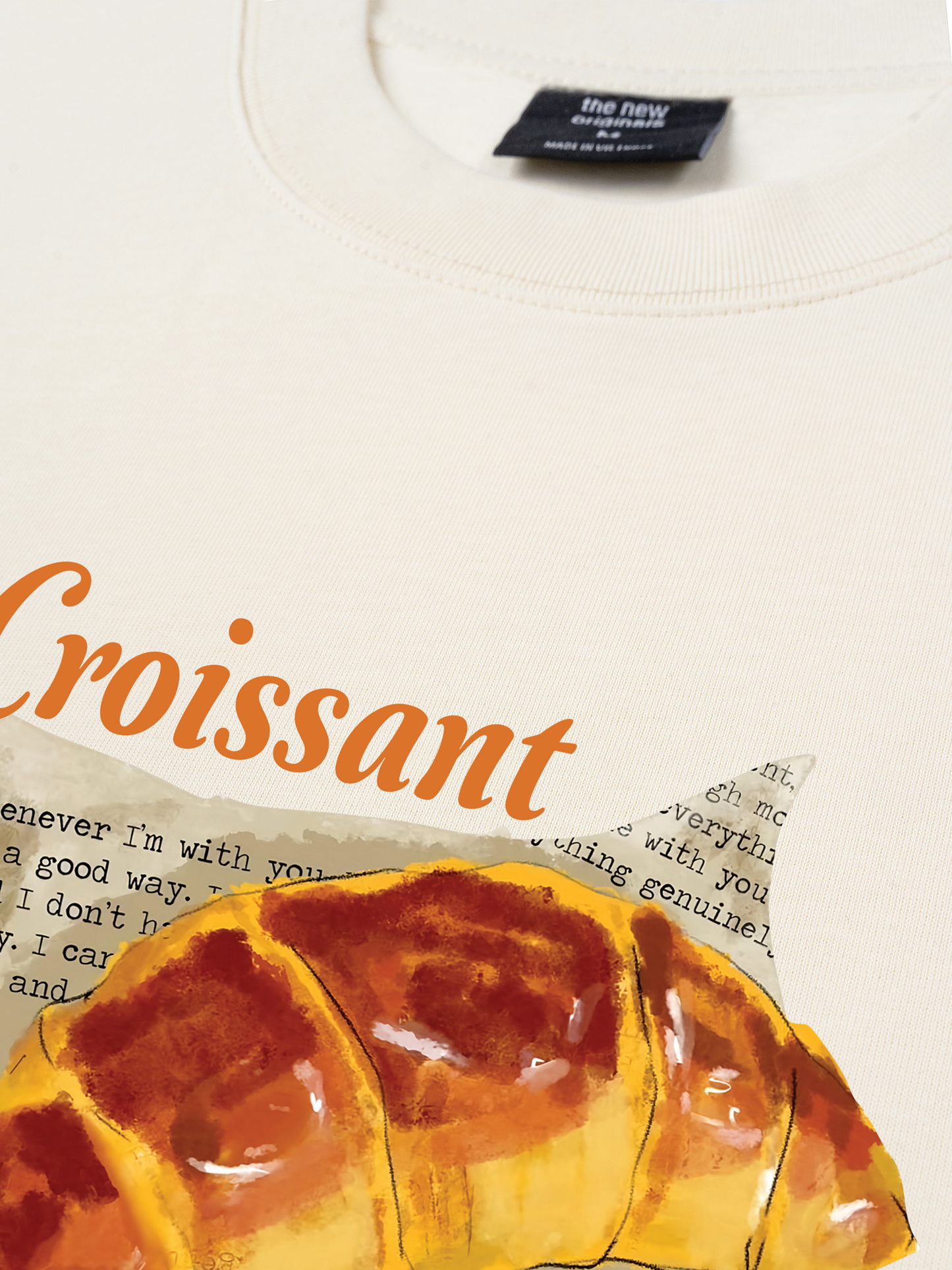 Áo Thun Relaxed Fit Croissant