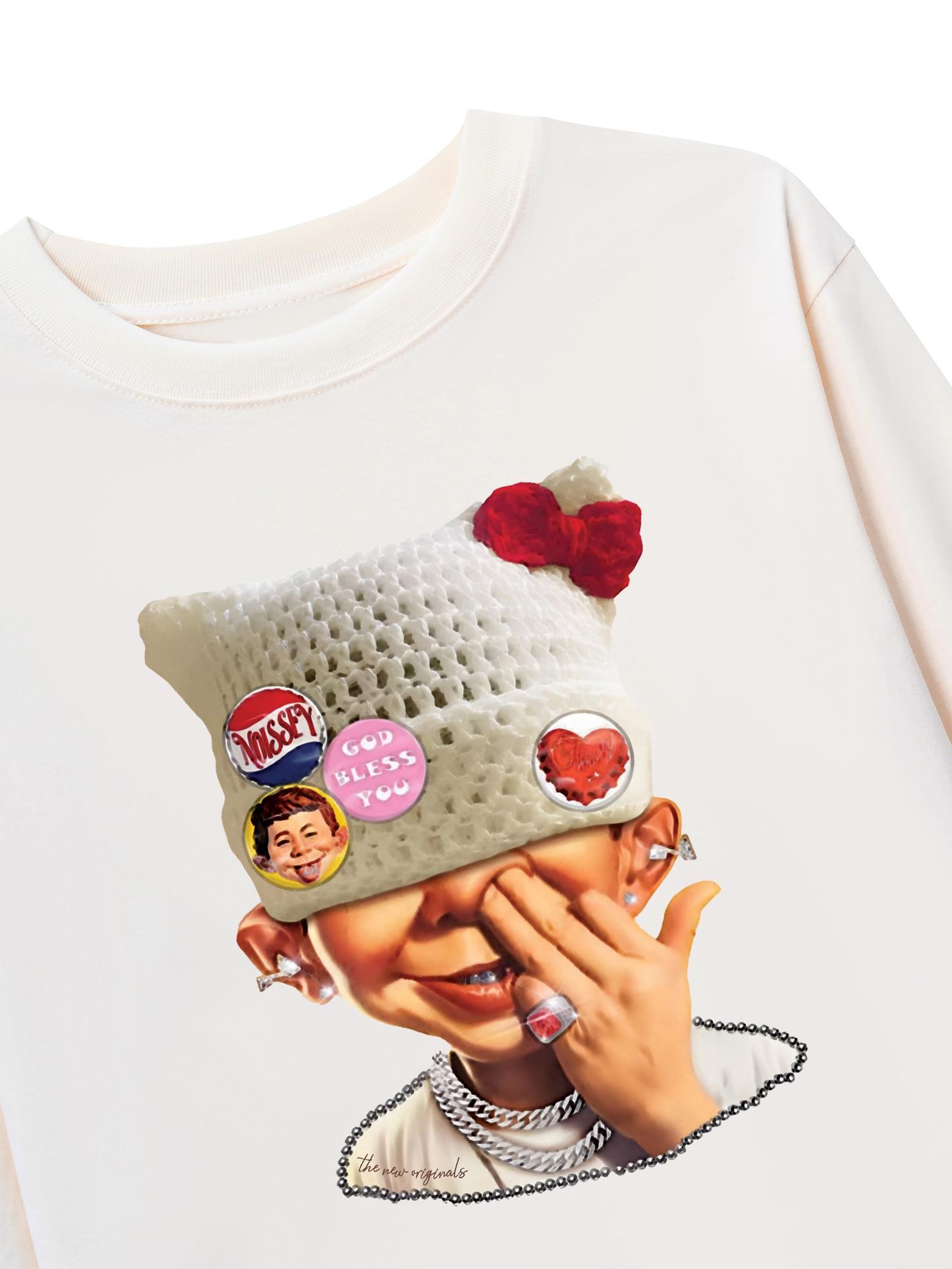 Áo Thun Dài Tay Badge DIY! Bad Boy_s Woolen Hat