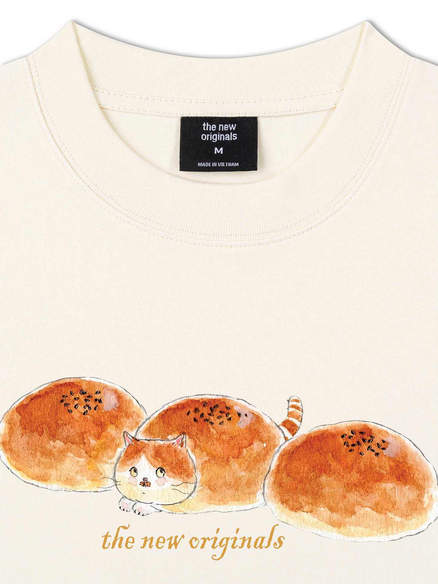 Áo Thun Relaxed Fit Cute Bread