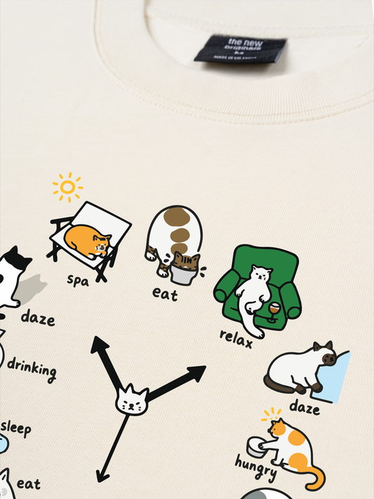 Áo Thun Relaxed Fit Cat 247