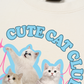Áo Thun Relaxed Fit Daily Cuties Cute Cat Club