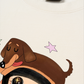 Áo Thun Relaxed Fit  Cute Girl With Dachshund