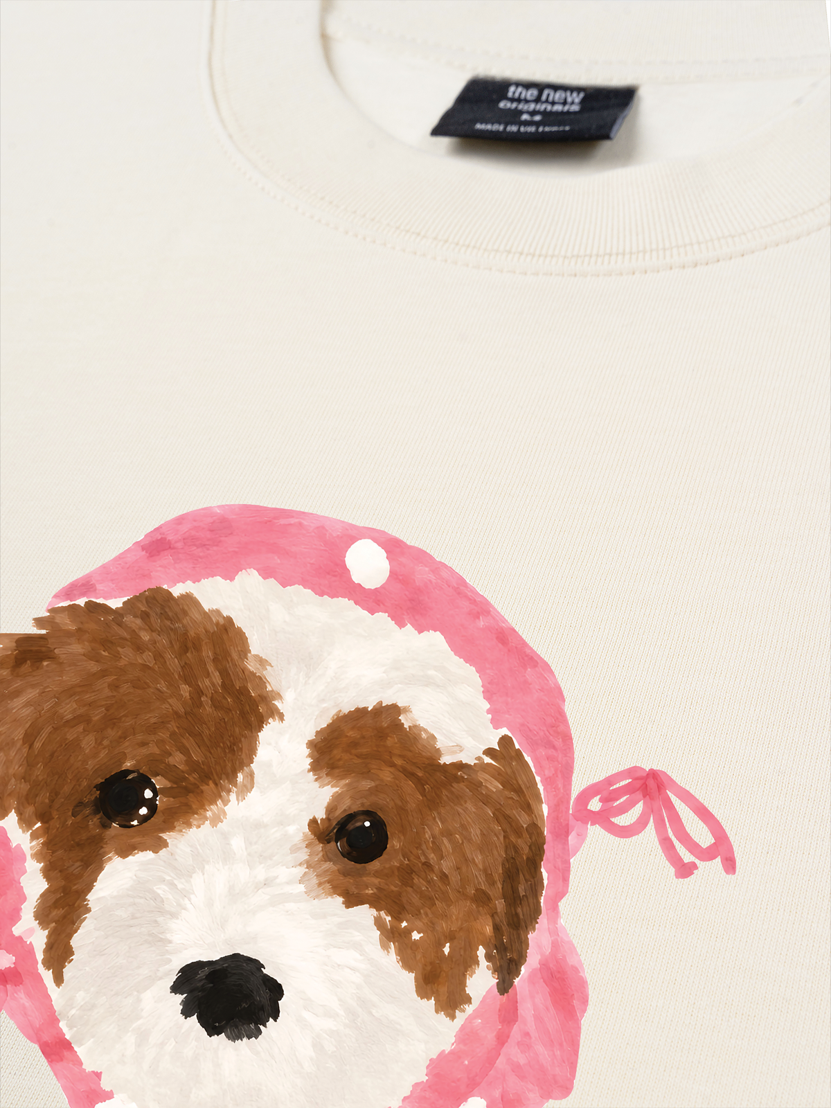 Áo Thun Relaxed Fit Pink Dots Puppy