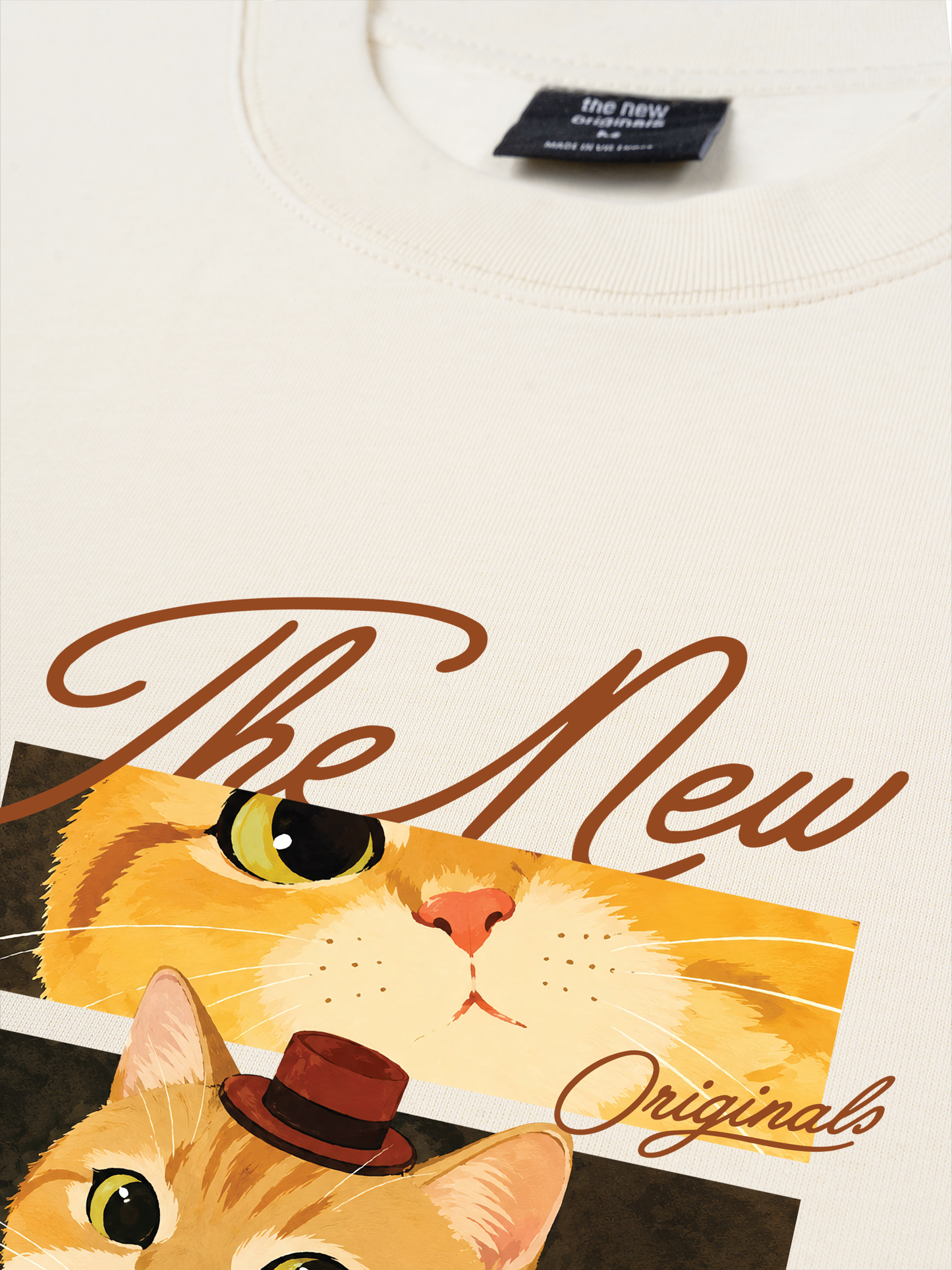 Áo Thun Relaxed Fit Fragments of Curiosity Meow