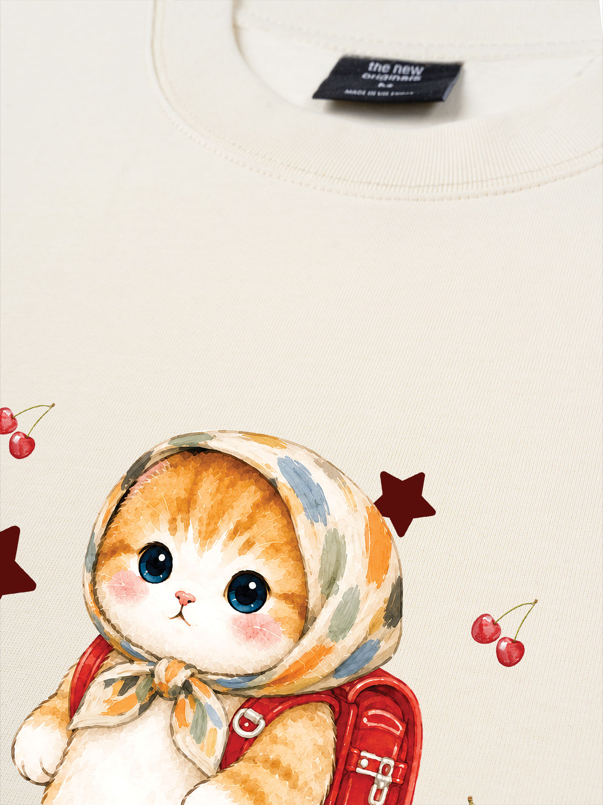 Áo Thun Relaxed Fit Pickleball Girl Meow Vitamin Meow Go School