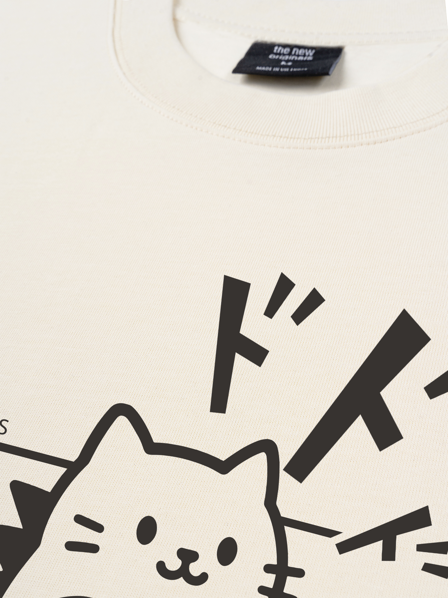 Áo Thun Relaxed Fit Japan Spirit Godzilla Meow