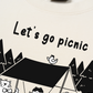Áo Thun Relaxed Fit Go Outside Let's Go Picnic