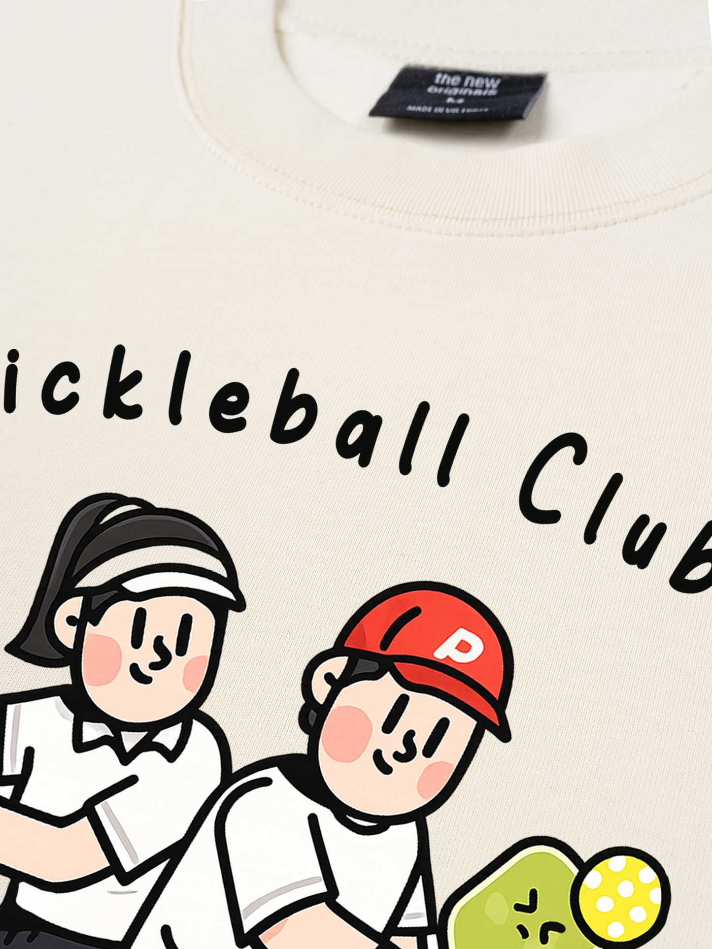 Áo Thun Relaxed Fit Go Outside Pickleball Club