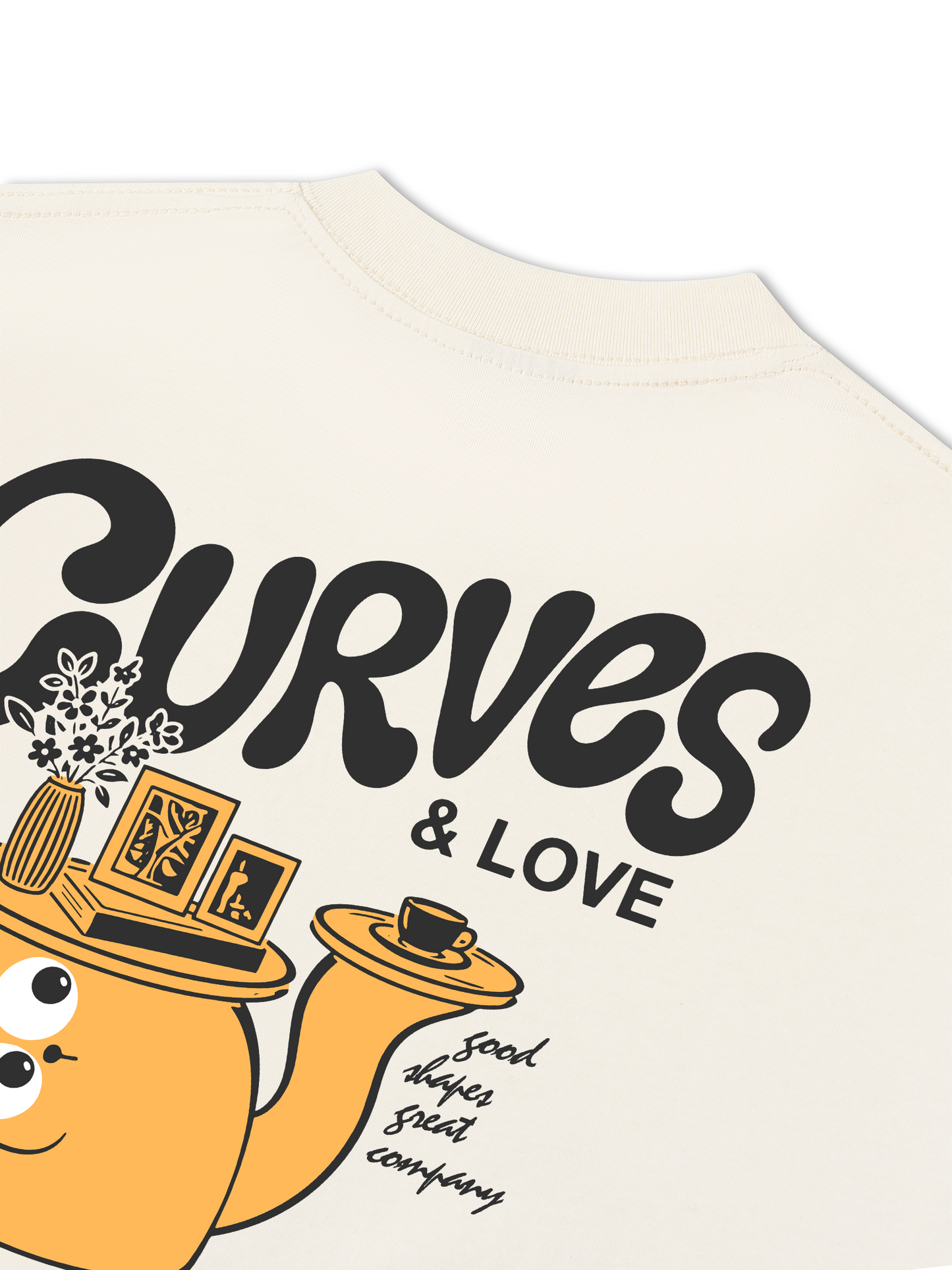 Áo Thun Relaxed Fit Curves And Love