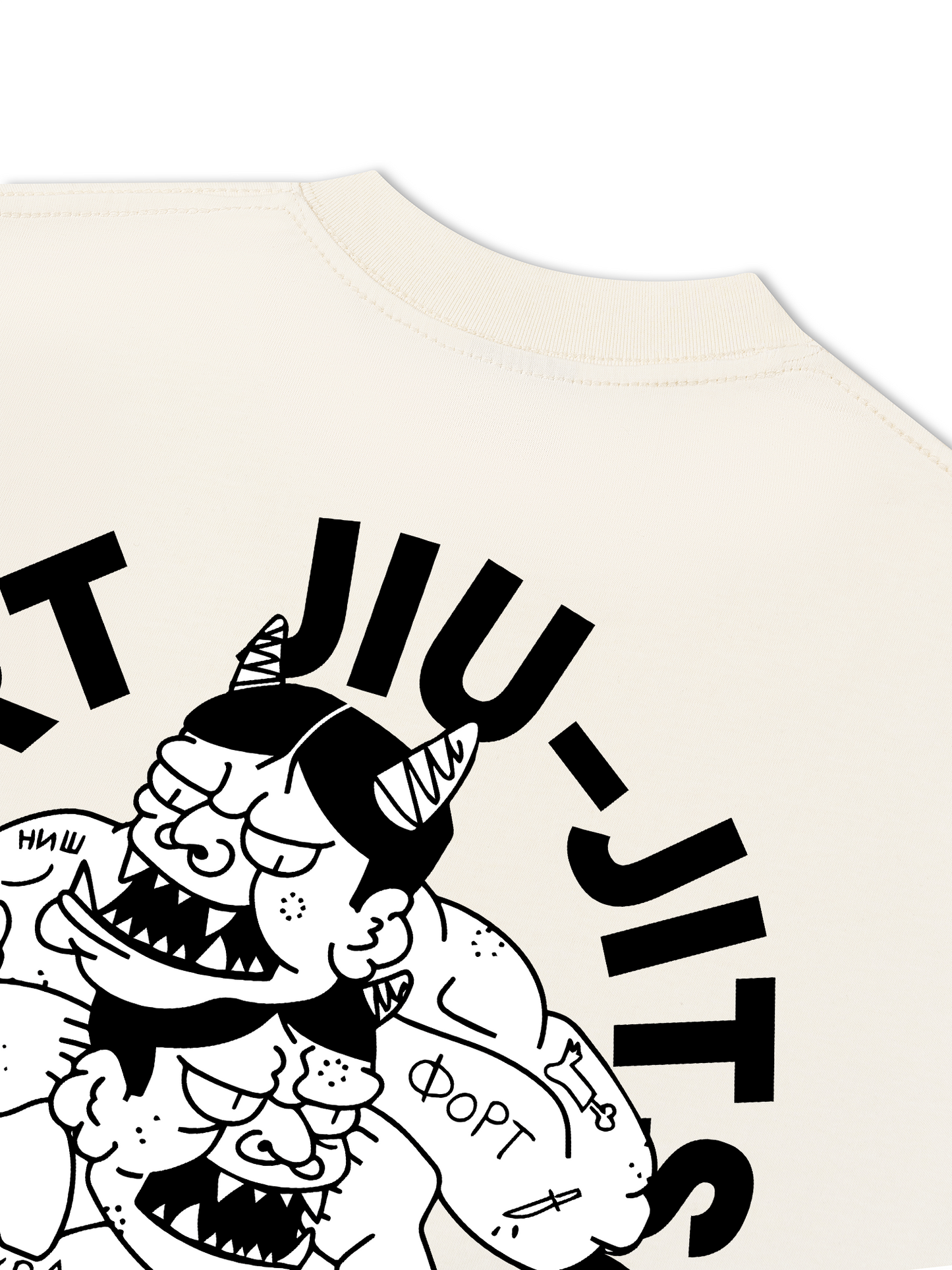 Áo Thun Relaxed Fit Fort Jiu Jitsu