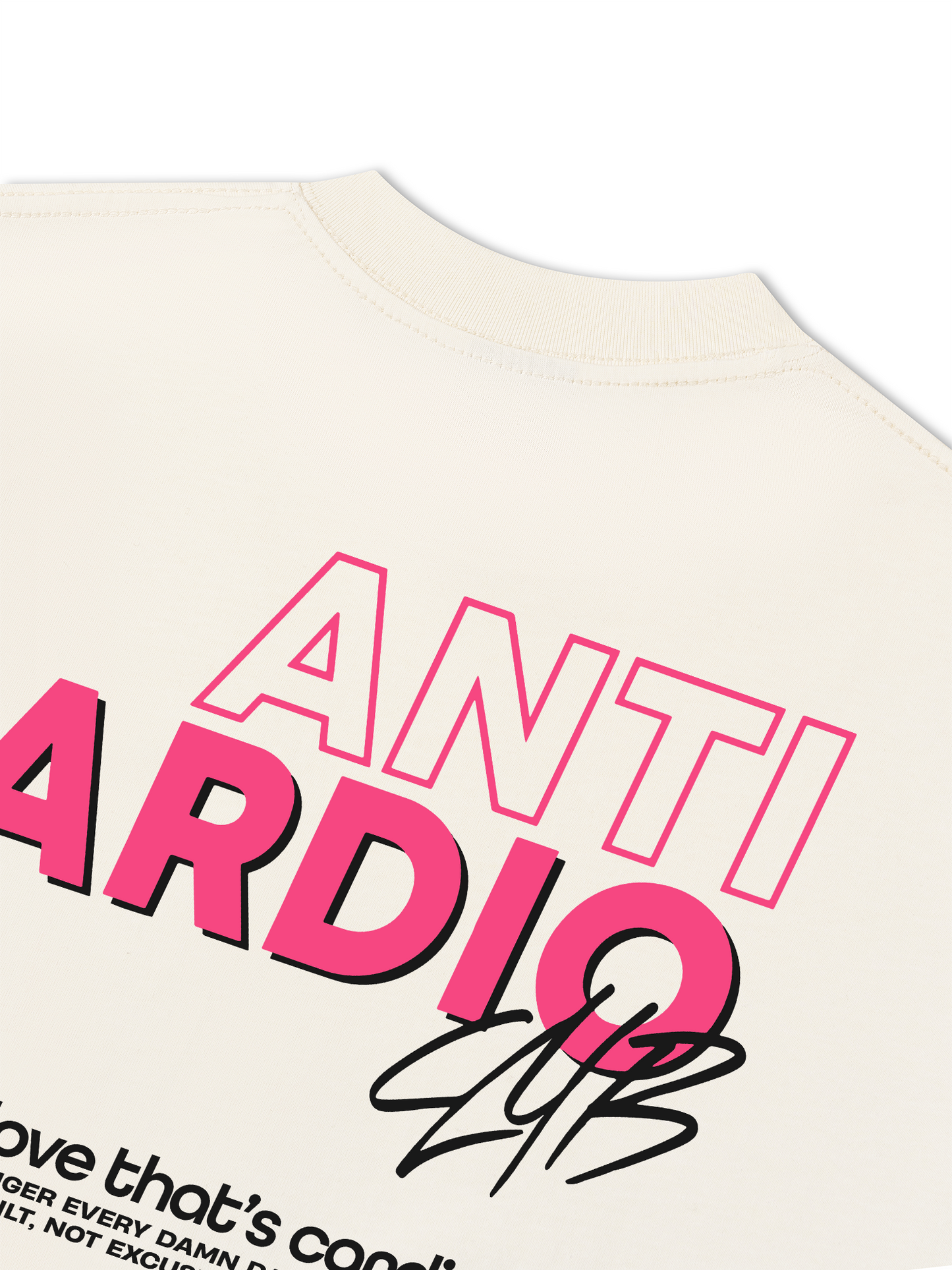 Áo Thun Relaxed Fit Anti Cardio Club