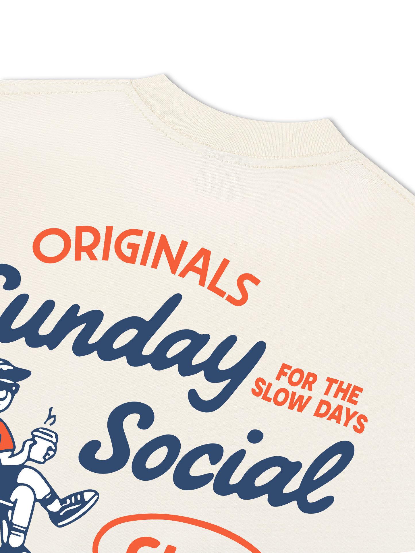 Áo Thun Relaxed Fit Sunday Social