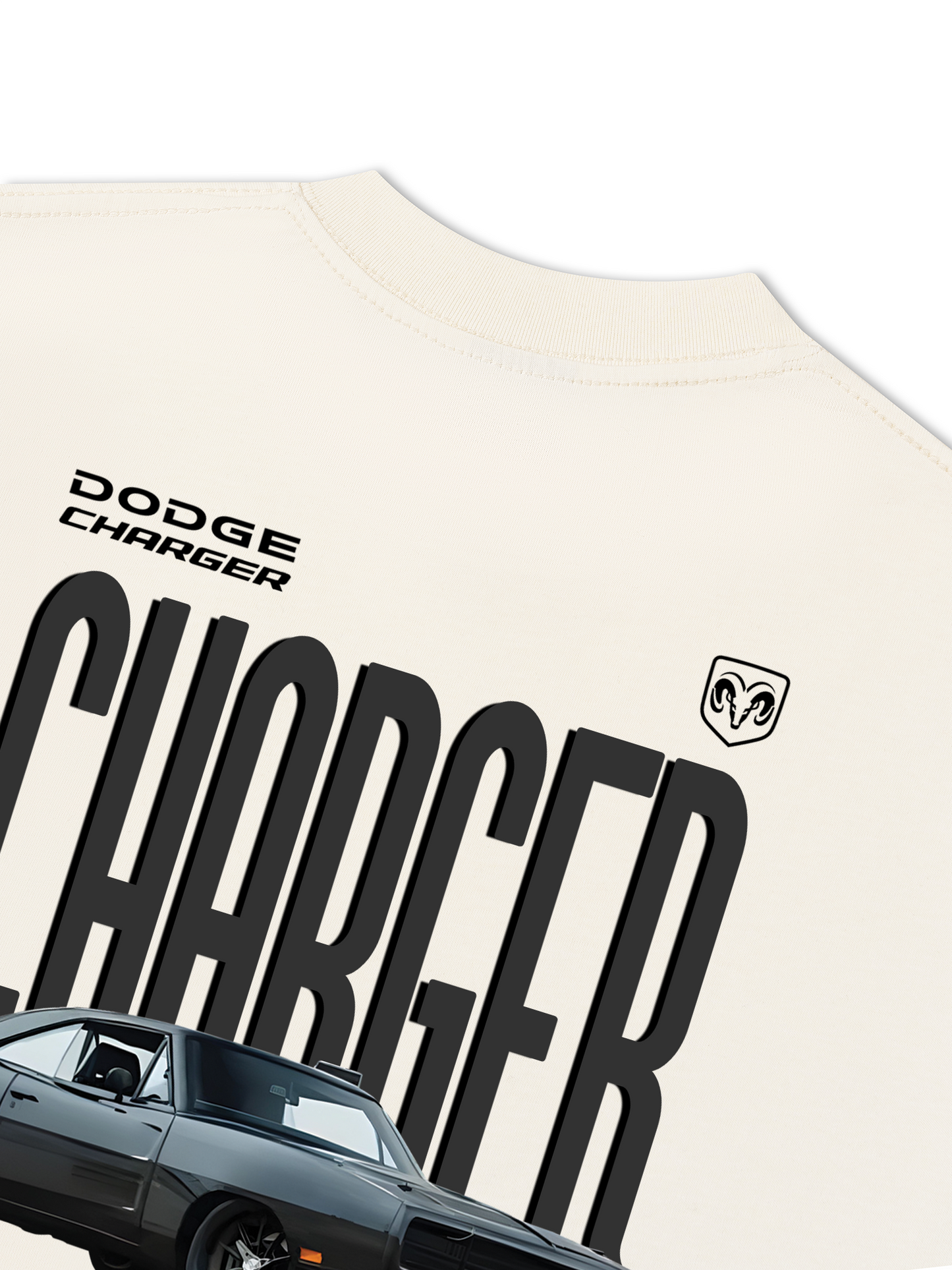 Áo Thun Relaxed Fit CAR Dodge Charger 1970