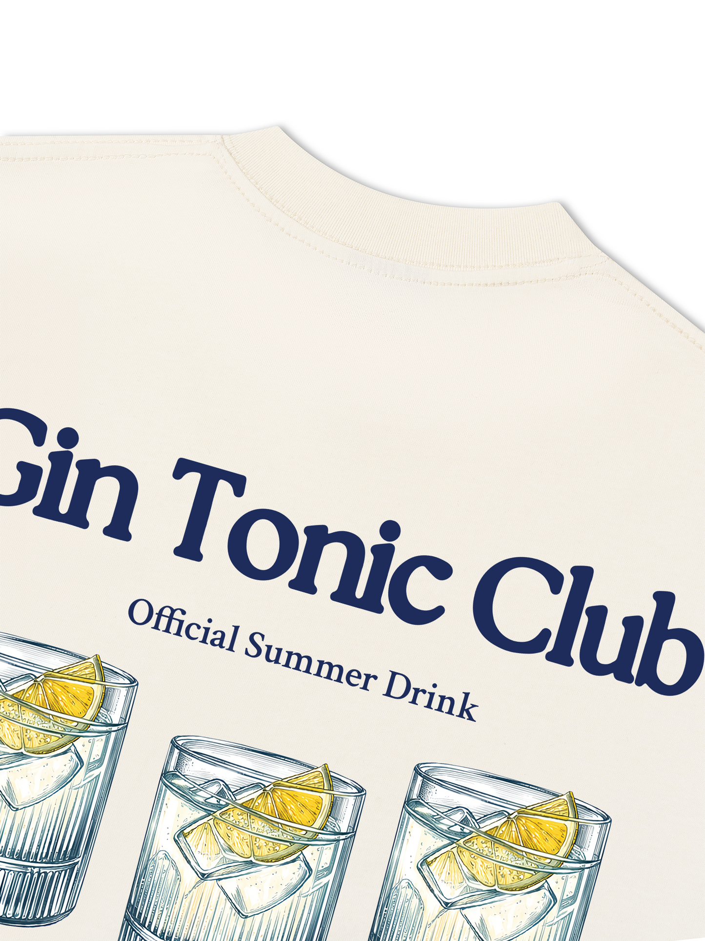 Áo Thun Relaxed Fit Gin Tonic Club