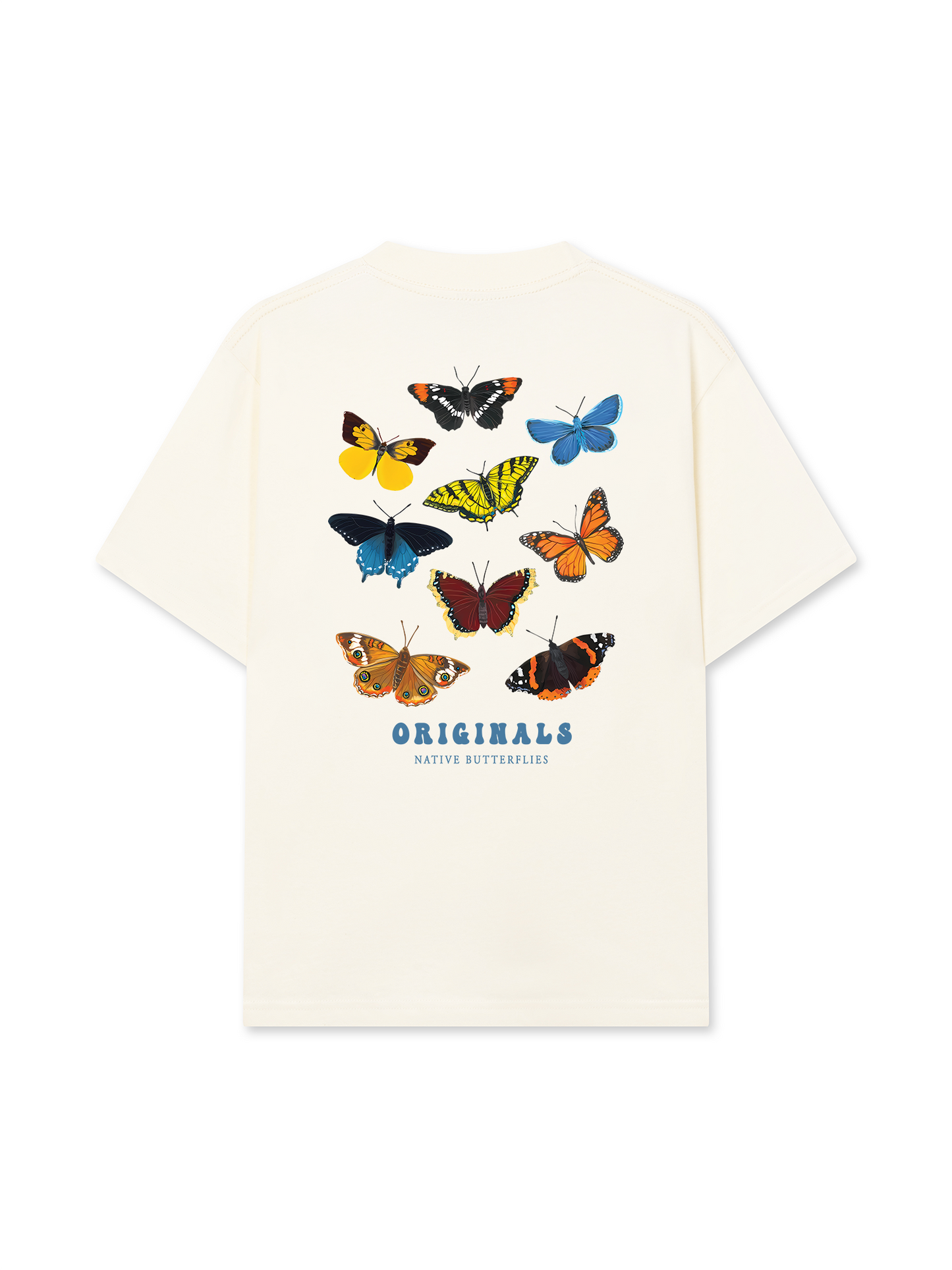 Áo Thun Relaxed Fit Native Butterflies