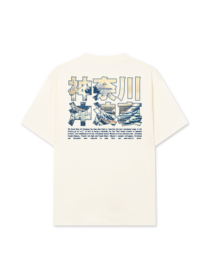 Áo Thun Relaxed Fit Under the Wave off Kanagawa