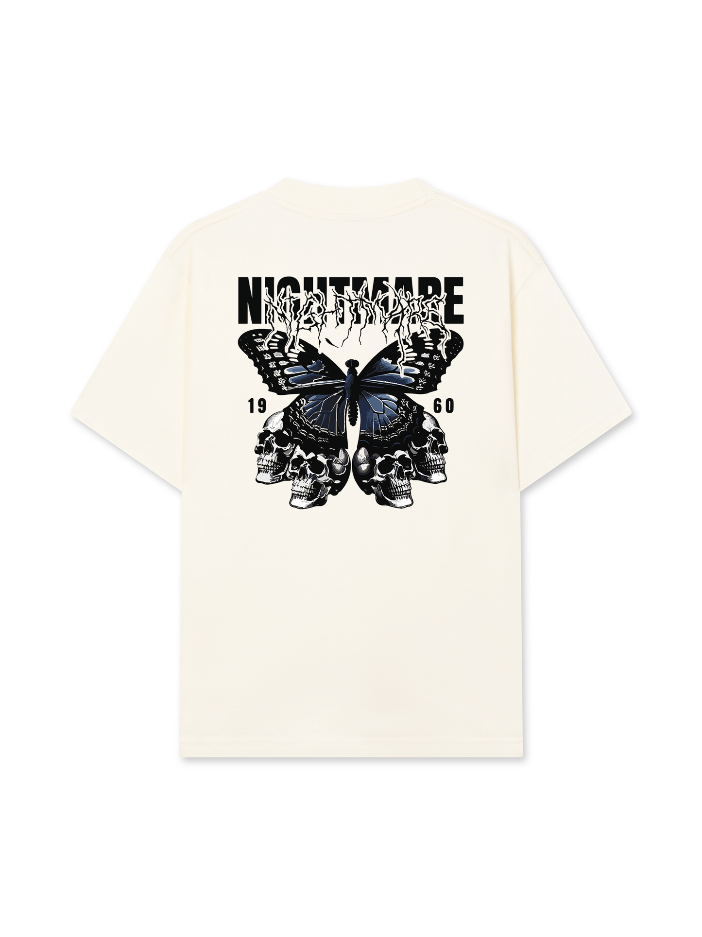 Áo Thun Relaxed Fit Butterfly Skull