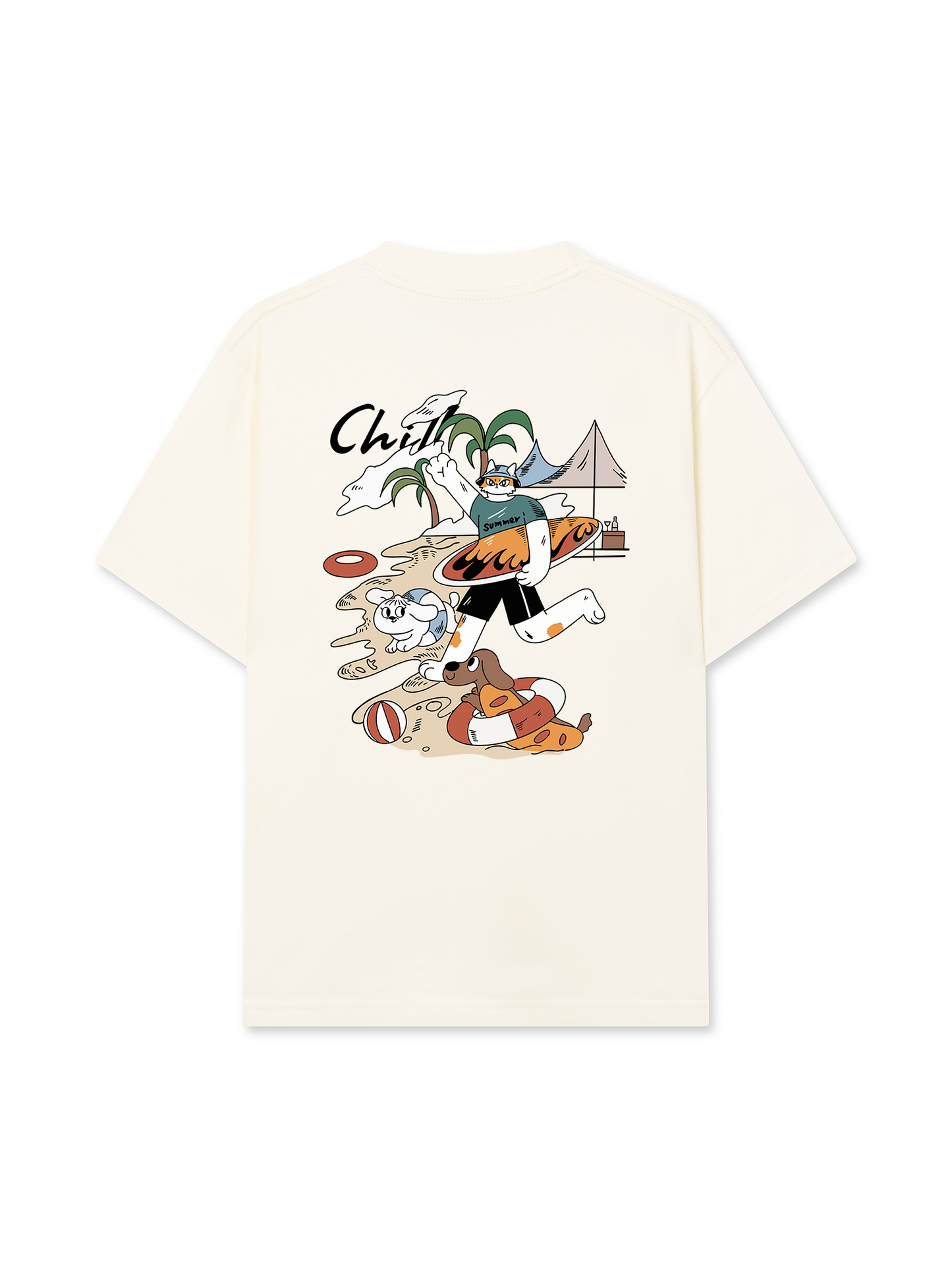 Áo Thun Relaxed Fit Chill Summer