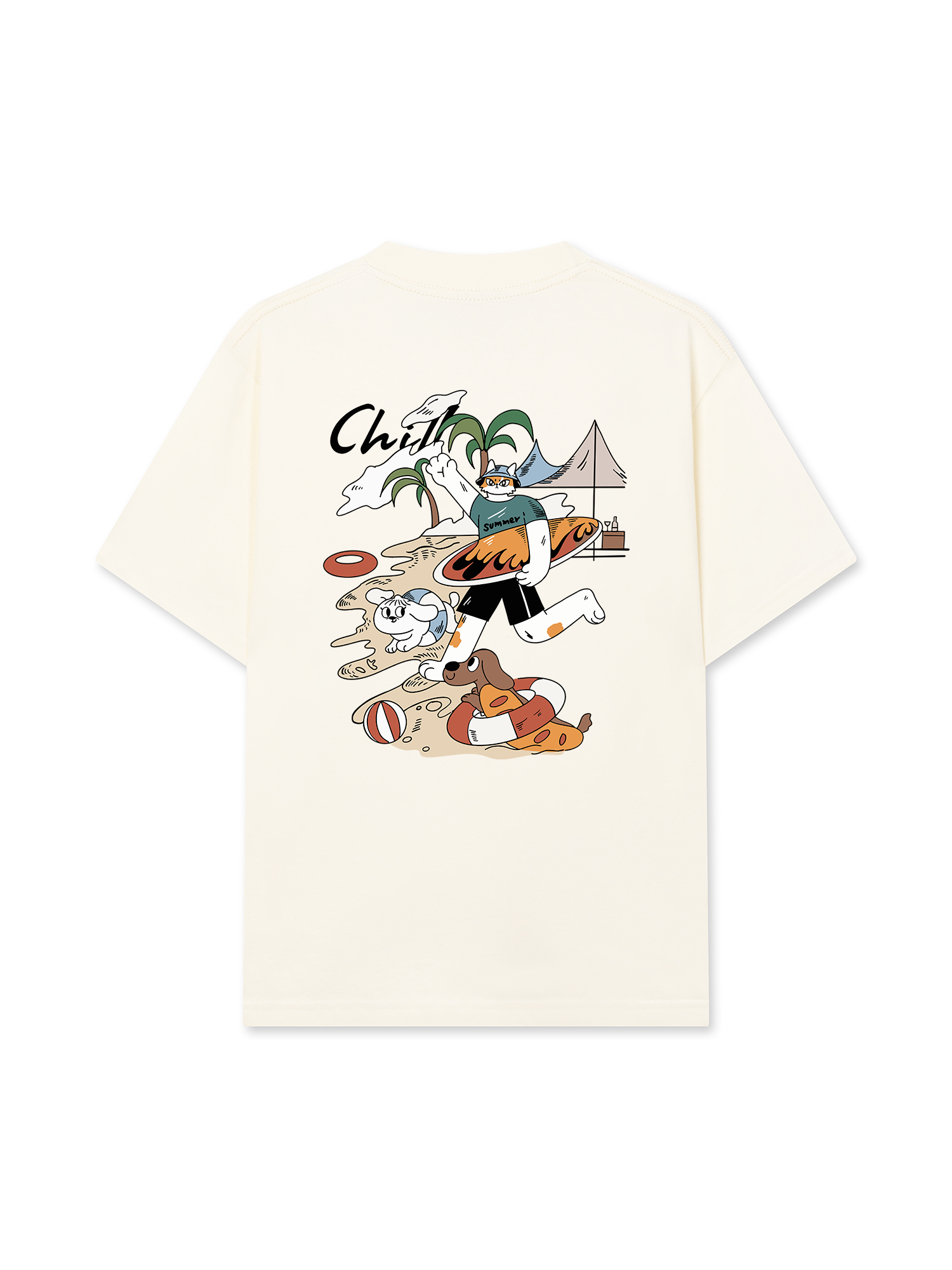 Áo Thun Relaxed Fit Chill Summer