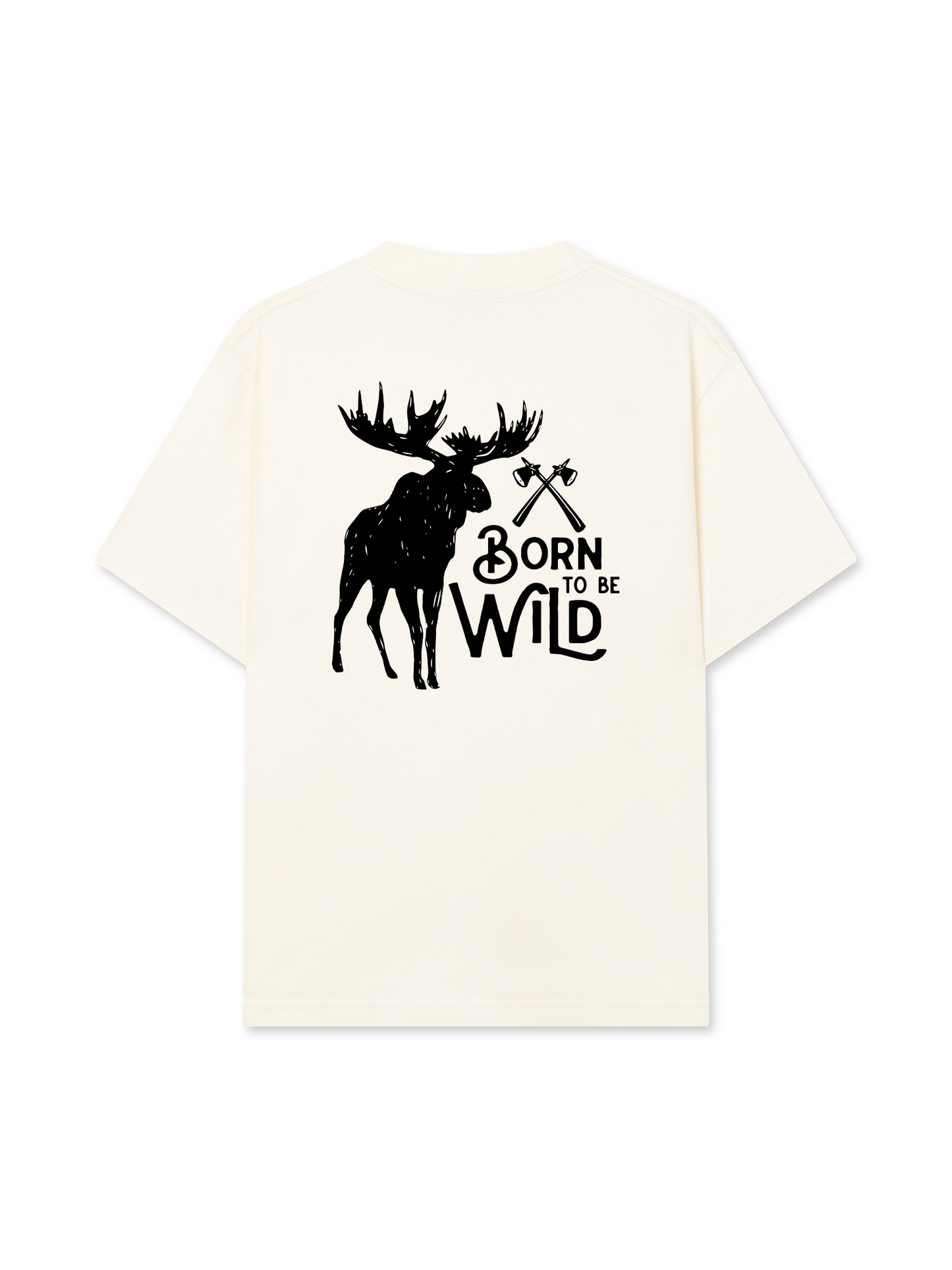 Áo Thun Relaxed Fit Moose Born To Be Wild