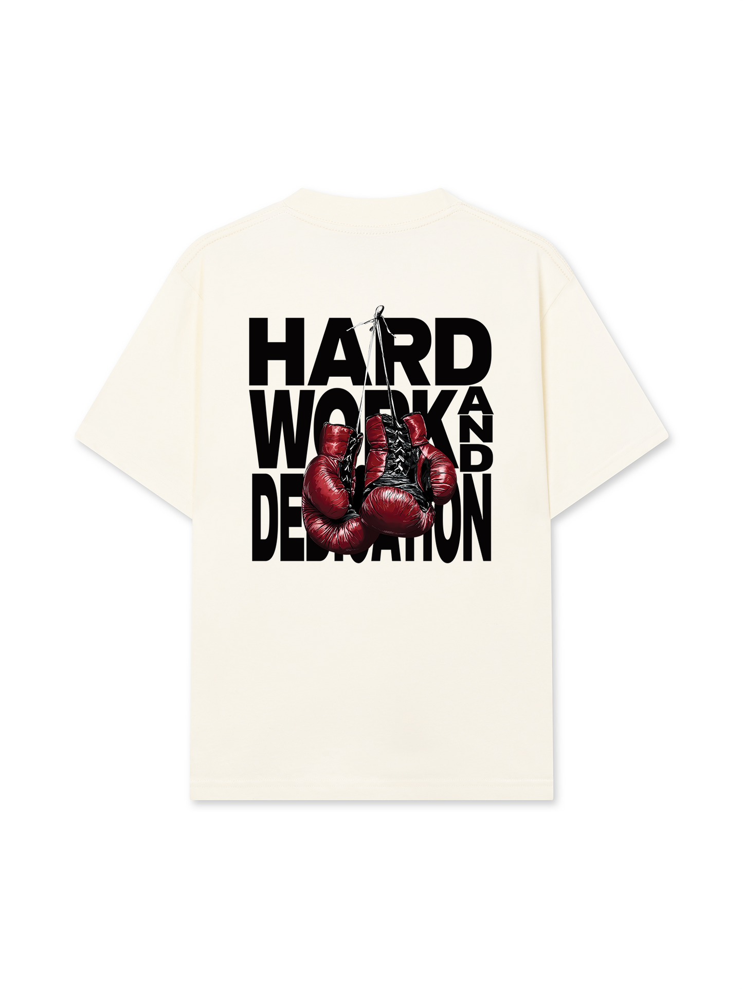 Áo Thun Relaxed Fit Fitnes Hard Work And Dedication