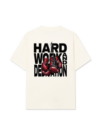 Áo Thun Relaxed Fit Fitnes Hard Work And Dedication