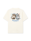 Áo Thun Relaxed Fit Angry Luv Cat Couple