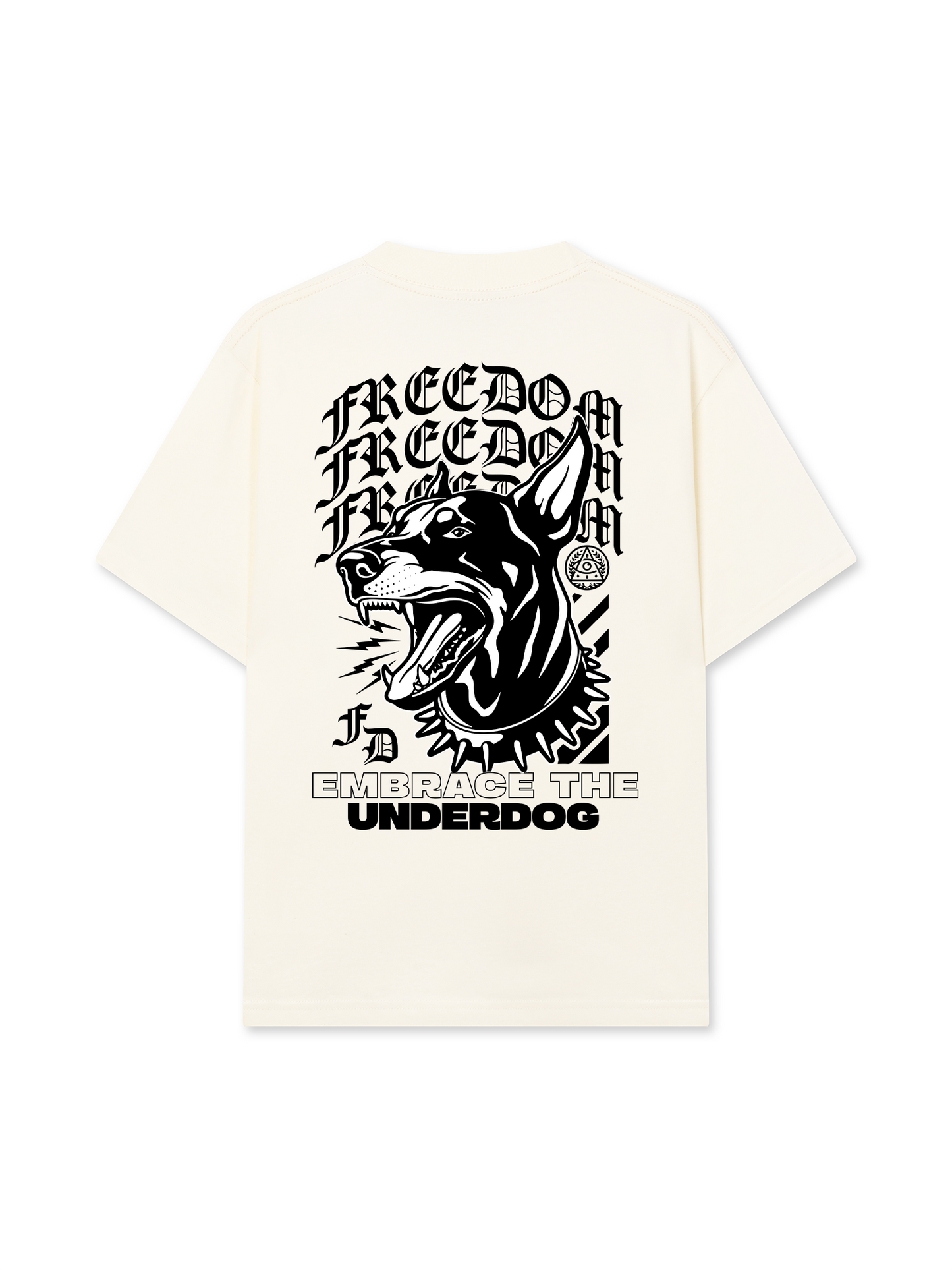 Áo Thun Relaxed Fit Animal Mood Freedom Dobberman