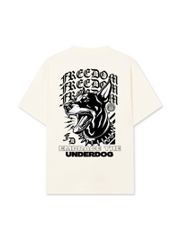 Áo Thun Relaxed Fit Animal Mood Freedom Dobberman