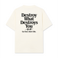 Áo Thun Relaxed Fit Life Vibe Destroy What Destroy You