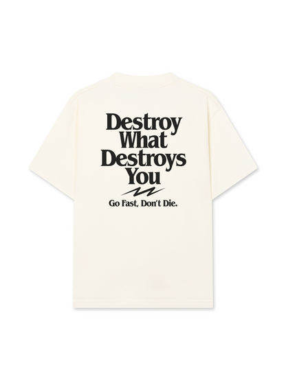 Áo Thun Relaxed Fit Life Vibe Destroy What Destroy You
