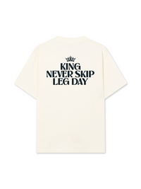 Áo Thun Relaxed Fit King Never Skip Leg Day