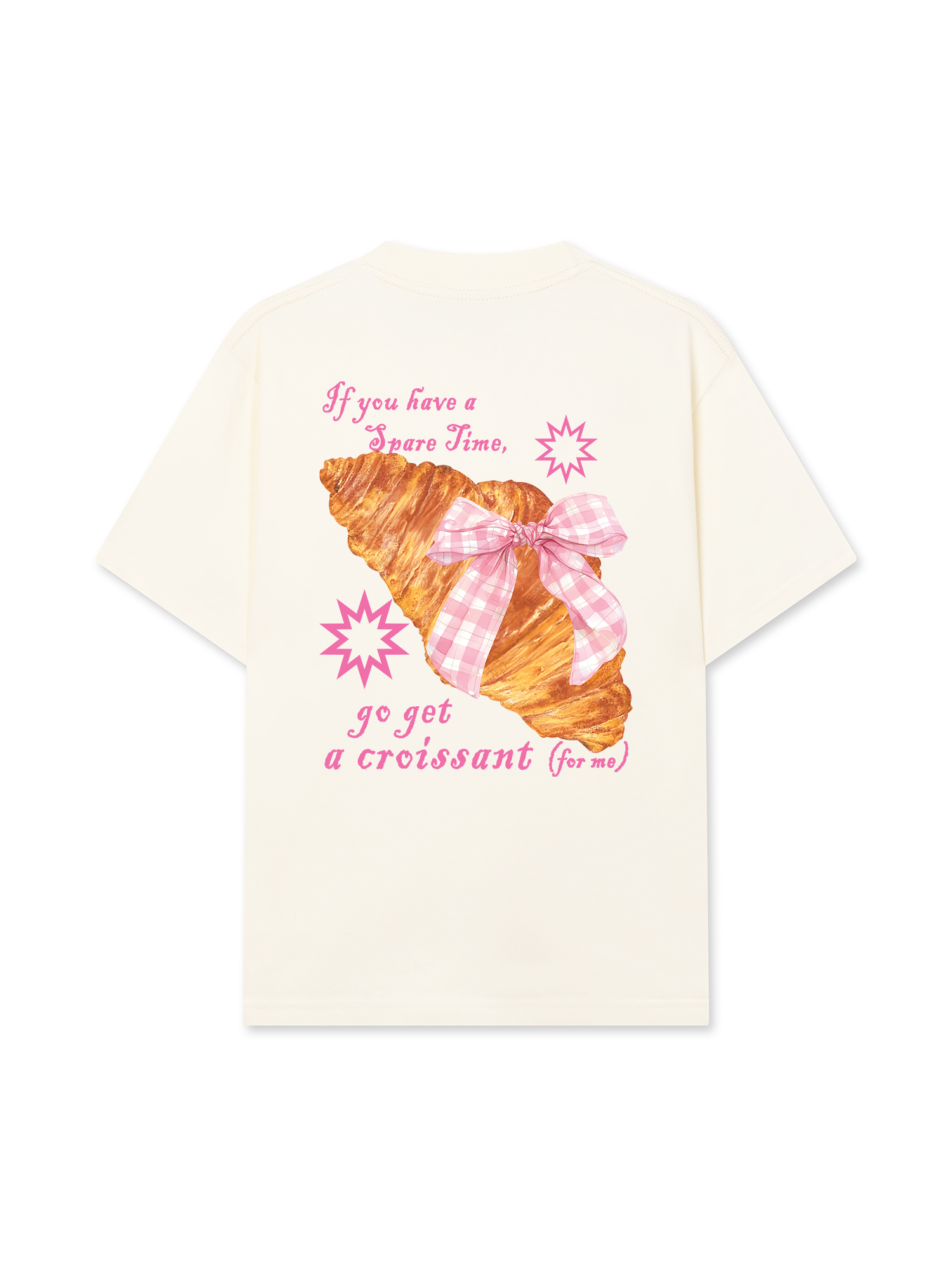 Áo Thun Relaxed Fit Go Get A Croissant