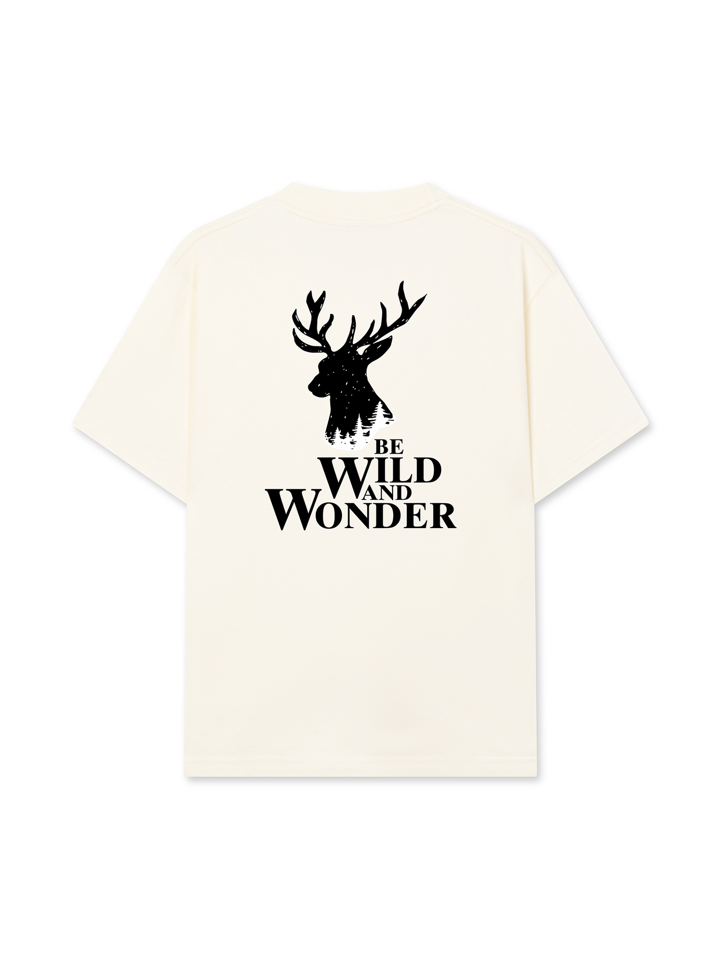 Áo Thun Relaxed Fit Deer Be Wild And Wonder
