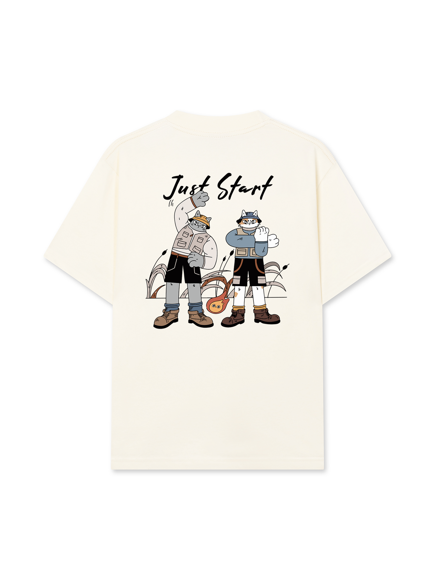 Áo Thun Relaxed Fit Just Start