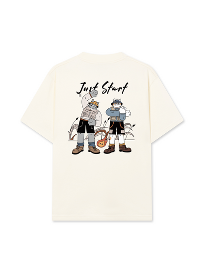 Áo Thun Relaxed Fit Just Start