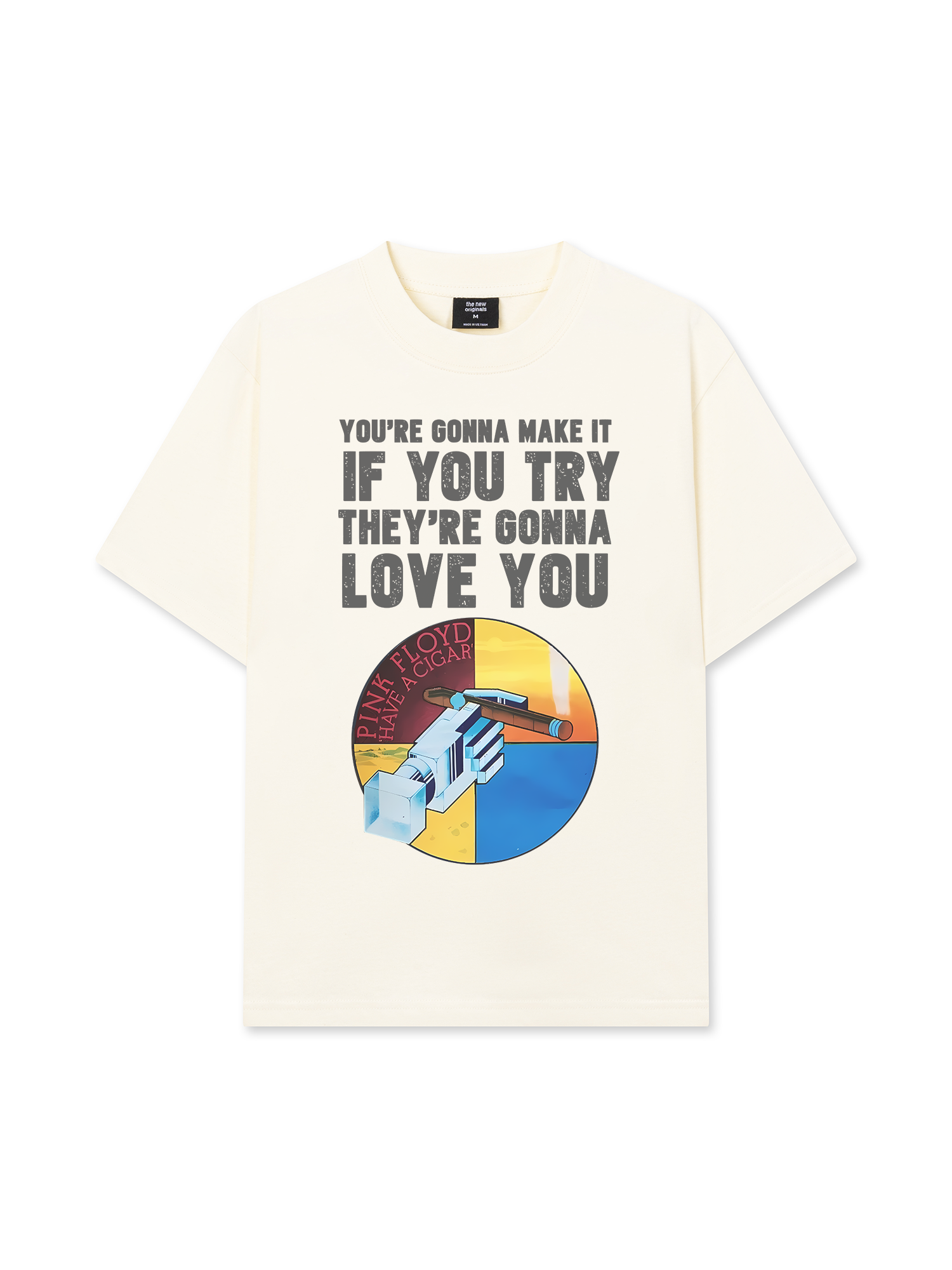 Áo Thun Relaxed Fit Pink Floyd You're Gonna Make It If You Try