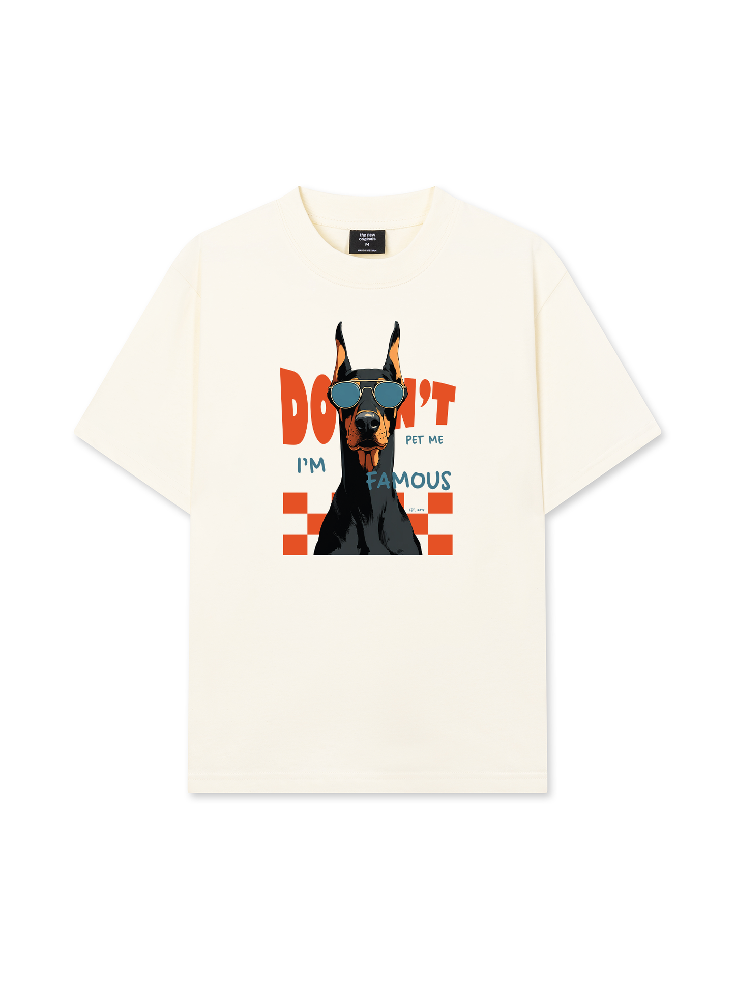Áo Thun Relaxed Fit Dont't Pet Me