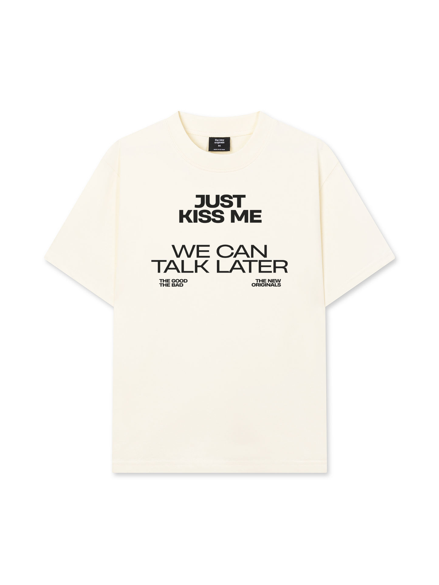 Áo Thun Relaxed Fit Life Vibe Just Kiss Me