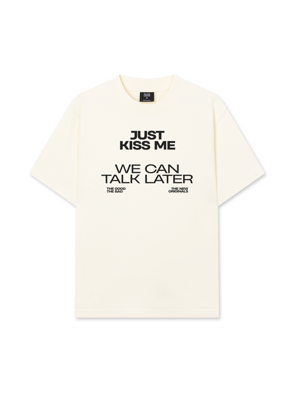 Áo Thun Relaxed Fit Life Vibe Just Kiss Me