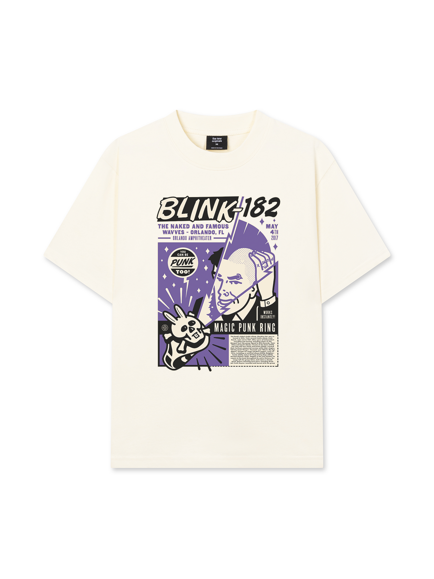 Áo Thun Relaxed Fit Blink 182 You Can be Punk Too
